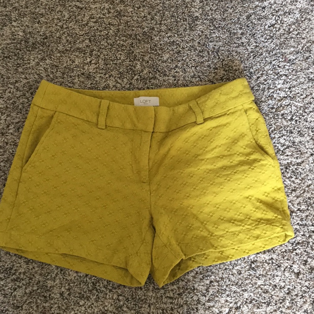Citron textures Loft outlet shorts
